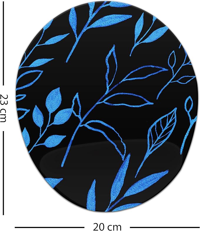Ergonomic Mouse Pad with Wrist Rest Digital Printed Mouse Mat for Tendon Sheath Problems Non-Slip Base for Office and Home Size: 20 x 23 cm