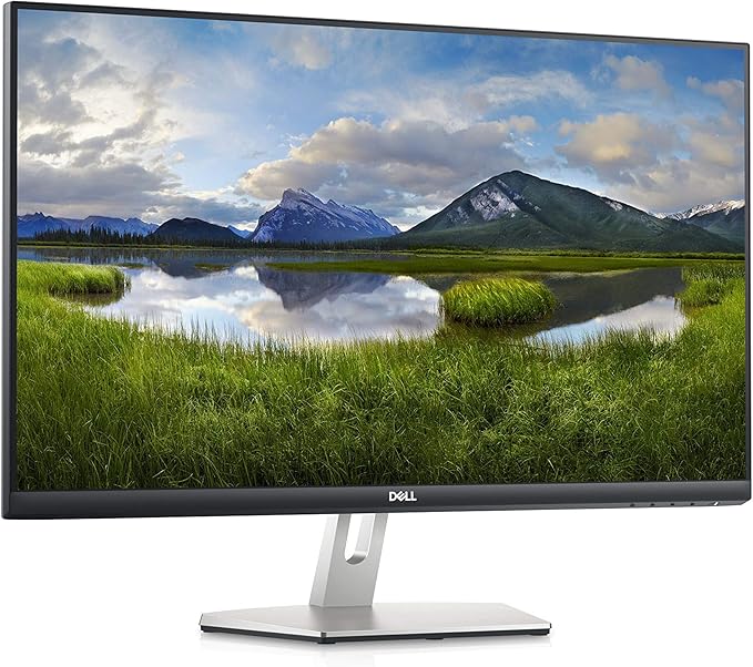 Dell S2721D 27 Inch 1440p QHD IPS Ultra-Thin Bezel Monitor AMD FreeSync HDMI DisplayPort Built in Speakers VESA Certified Silver