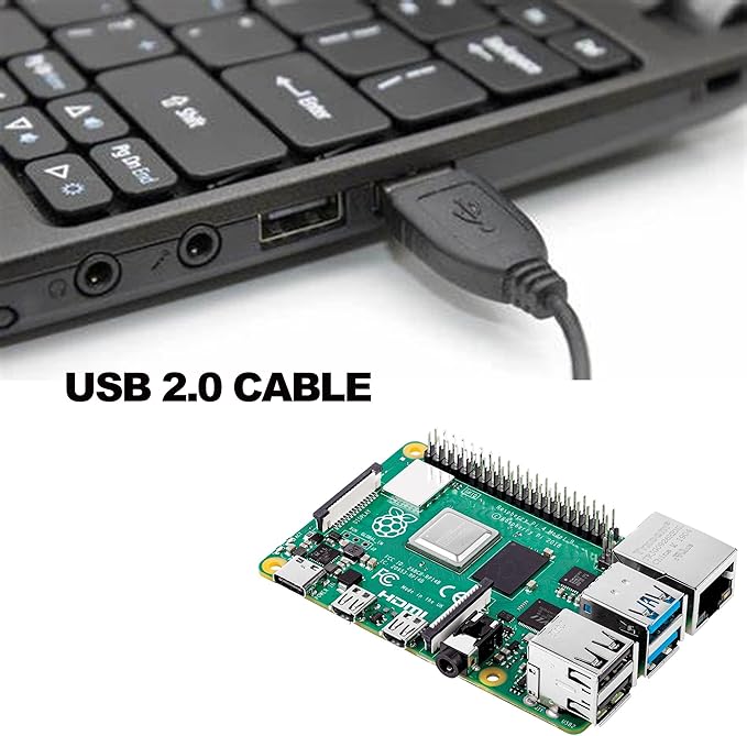 RQG 8MP USB Camera Module IMX179 Fixed Focus 4K Lightburn Camera with Microphone Embedded UVC Drive-Free USB 2.0 Camera Webcam for Laser Engraver Security PC Raspberry Pi