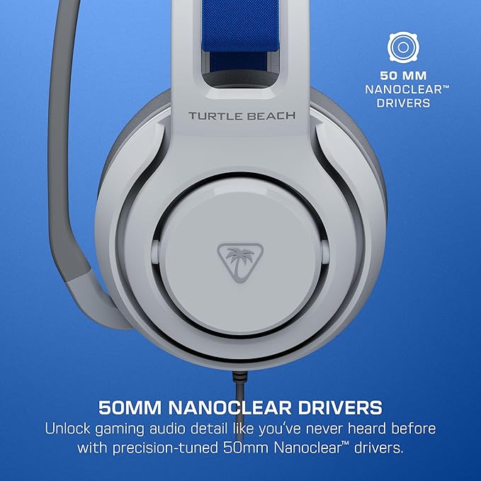 Bundle of Turtle Beach Atlas 200 Wired Gaming Headset Officially Licensed for PS5 &amp PS4 - White + Victrix Pro BFG Reloaded Wireless Gaming Controller Officially Licensed for PS5 PS4 PC - White
