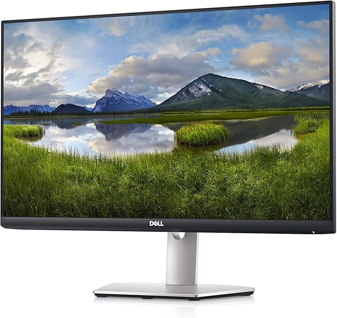 Dell S2721HS 27 Inch Full HD 1920 x 1080 AMD FreeSync IPS Ultra-Thin Bezel Monitor Tilt and Swivel Silver