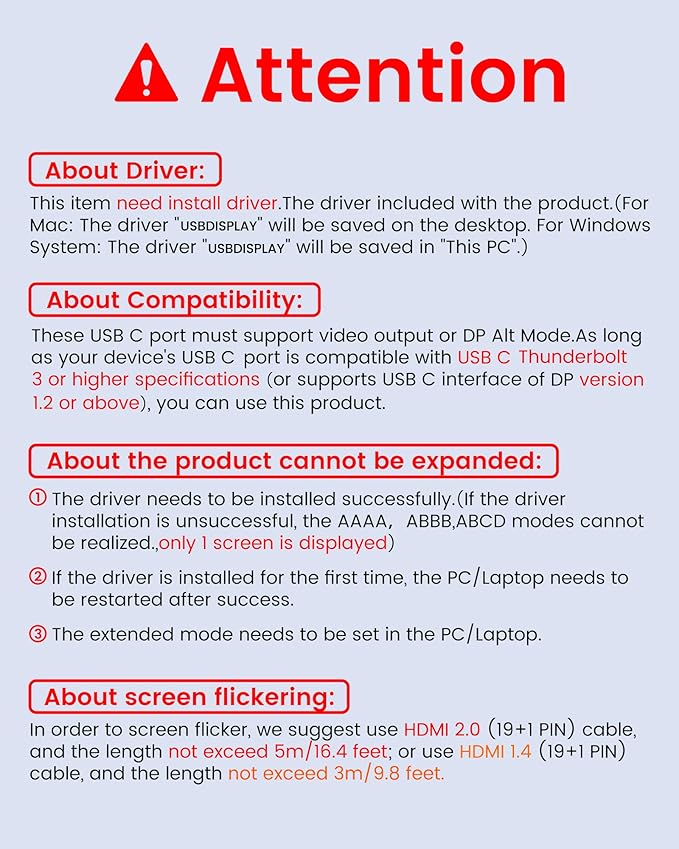 avedio links USB C to HDMI Multi Monitor Adapter HDMI Splitter 1 in 3 Out Extended Display for Triple Monitor with 100W PD Port Out 1 4K@60Hz Out 2 and 3 1080p Display for Windows Mac OS