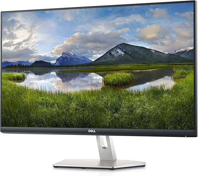 Dell S2721D 27 Inch 1440p QHD IPS Ultra-Thin Bezel Monitor AMD FreeSync HDMI DisplayPort Built in Speakers VESA Certified Silver