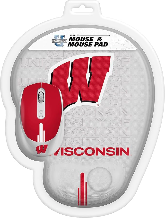 SOAR NCAA Unisex Wireless Mouse and Mouse Pad
