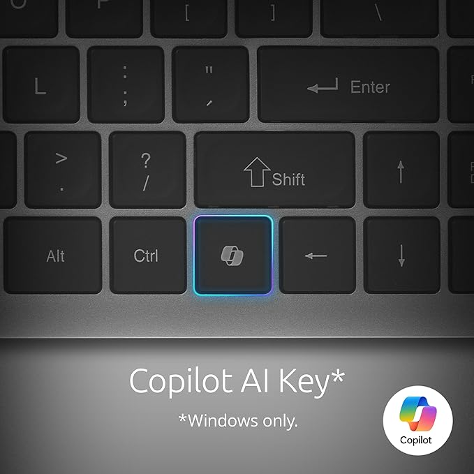 Kensington KB415 USB-C Wired Compact Keyboard Quiet Scissor-Switch Keys Programmable Copilot Hotkey Compatible with Windows Black (K75411NA)