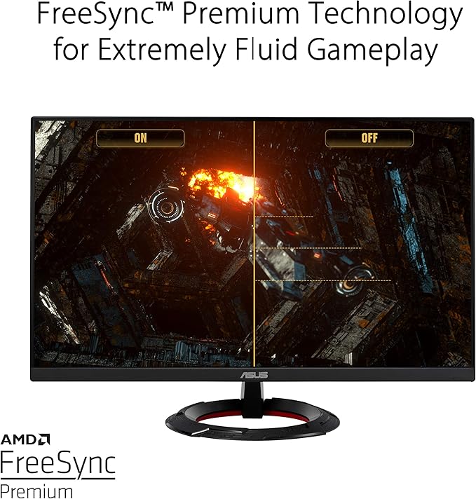 ASUS TUF Gaming 23.8” 1080P Monitor (VG249Q1R) ( Renewed)