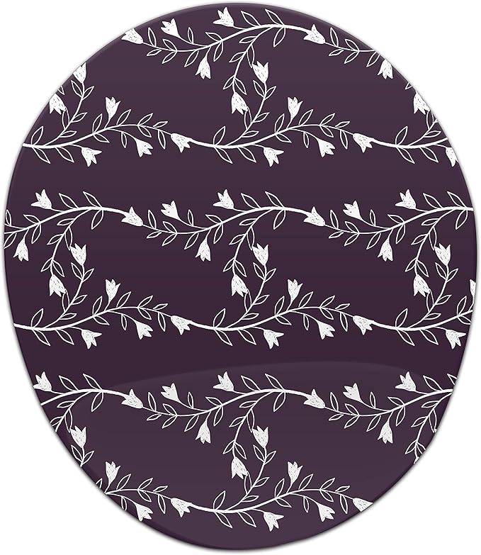 Ergonomic Mouse Pad with Wrist Rest Digital Printed Mouse Mat for Tendon Sheath Problems Non-Slip Base for Office and Home Size: 20 x 23 cm