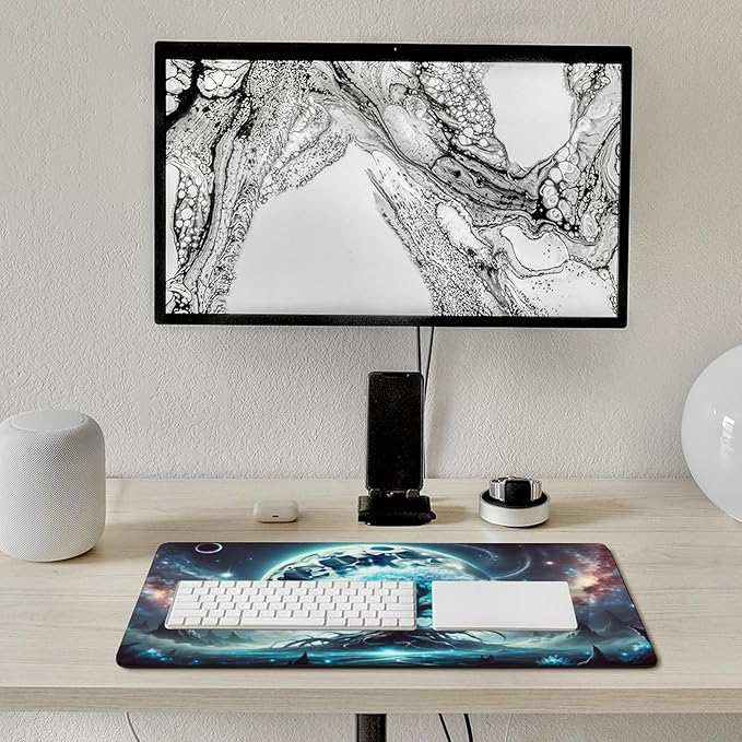 Tree of Life Mouse Pad Gaming Mousepad 30 x 16 Inch Large Desk Mat Keyboard Pads Extend Long XL Mouse Mat with Non-Slip Base Desk Accessories for Home Office Keyboard Mouse