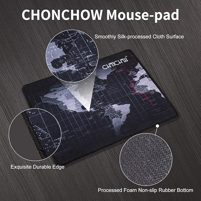CHONCHOW 87 Keys TKL Gaming Keyboard and Mouse Combo Wired LED Rainbow Backlit Keyboard 800-3200 DPI RGB Mouse Gaming for PS4 Xbox PC Laptop Mac