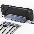 BENFEI Steam Deck Dock Docking Station for Steam Deck (OLED)/ROG Ally/Legion Go 6-in-1 USB C Hub with HDMI 4K@60Hz 1Gbps Ethernet 1xUSB C 2X USB 3.0 Port PD 100W Charging