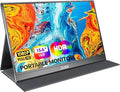 MNN Portable Monitor 15.6inch FHD 1080P USB C HDMI Gaming Ultra-Slim IPS Display w/Smart Cover &amp SpeakersHDR Plug&ampPlay External Monitor for Laptop PC Phone Mac (15.6'' 1080P)