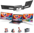 S6 Laptop Screen Extender | Silver | 15.6'' | FHD 1080P | 86% NTSC | Triple Laptop Monitor Extender | Working with Windows Mac DeX Chrome Desktop Mini PC