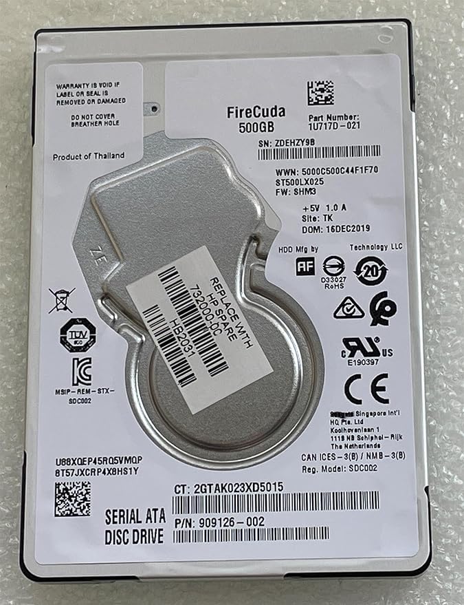 For Seagate 732000-001 ST500LX025 500GB 500 GB 2.5 inch SATA SSHD Hybrid Hard Drive 732000-001 732000-002 732000-003 732000-004 732000-005 909126-002