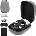 Case for Meta Quest 3/3S/2 &amp Vision Pro/Pico 4 Elite Strap &amp Battery Head Strapwith Lens Protector and Drawstring velvet bagPortable Hard Carrying Case