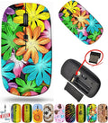 maizi Mouse Chromebook Laptop PC Notebook Mice 15111034 Blanket of Flowers in 2.4G Lightweight with USB Receiver Printed in USA