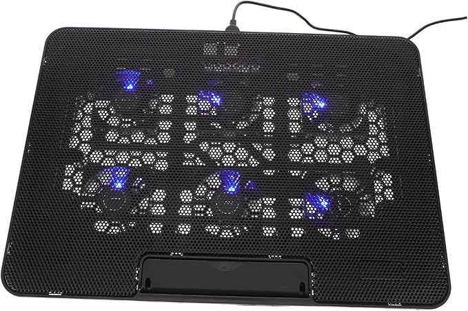 1pc Laptop Cooling Pad Quiet Fans Adjustable Laptop Stand for Improved Cooling Compatible USB Powered Ergonomic Design for Use