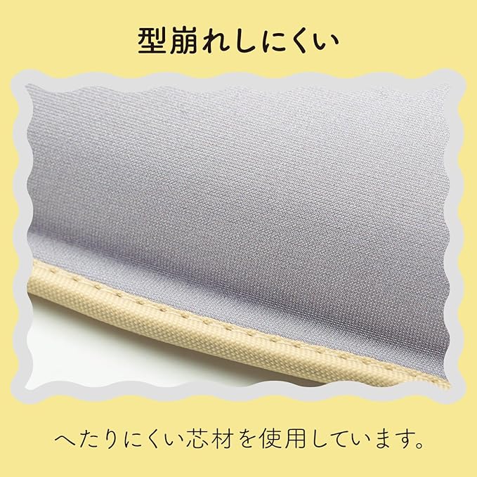 Elecom Mouse Pad Wrist Rest Short Wave UKIU Gray MOH-UKS01GY