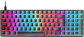 MARSGAMING MKULTRABFR Mechanical Keyboard Black RGB Compact 96% Switch Outemu SQ Blue French Language