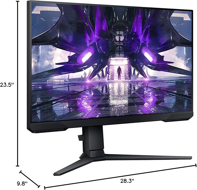 SAMSUNG 32 Odyssey G32A FHD 1ms 165Hz Gaming Monitor with Eye Saver Mode Free-Sync Premium Height Adjustable Screen for Gamer Comfort VESA Mount Capability (LS32AG320NNXZA)