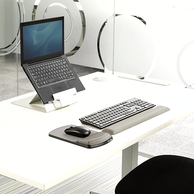 Fellowes Gel Keyboard Wrist Rest - Graphite (91737)