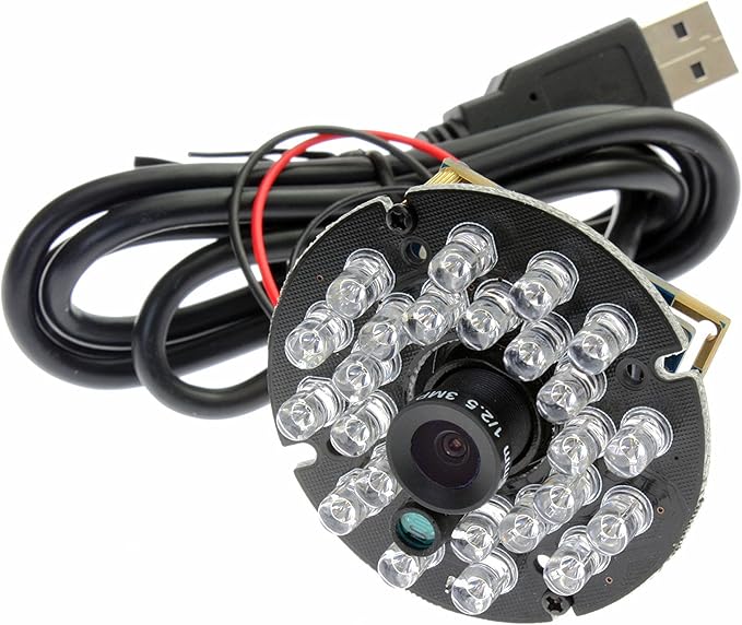 ELP 1.0 Megapixel 720p USB Camera with Ir Cut and Ir LED for Day&ampNight Smart Video Surveillance