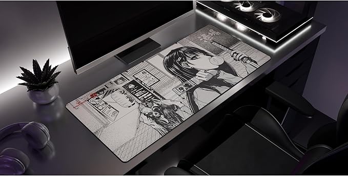 Infernal Specter Gaming Desk Mat – Large Extended Mouse &amp Keyboard Pad