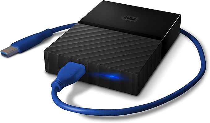 WD 4TB My Passport Game Storage Works with PS4 - USB 3.0 - WDBZGE0040BBK-NESN