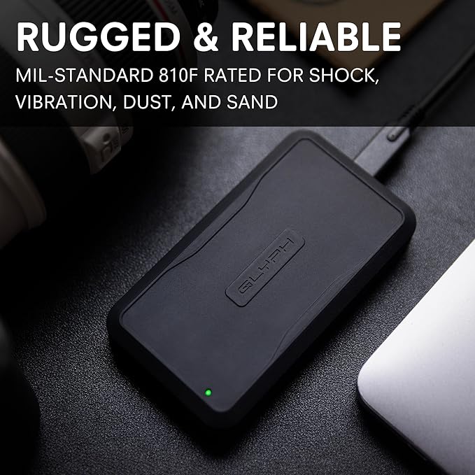 Glyph Production Technologies Atom Pro 2 External NVMe Solid State Drive (SSD) Thunderbolt 3 (4TB)