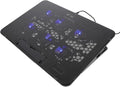 Kisangel Laptop Cooling Pad with Fan 15.6-inch Silent Laptop Cooler Stand Cooler Holder for Gaming and Office Use Black