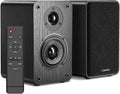 LONPOO Powered Bookshelf Speakers - Wireless 100W RMS Bluetooth with eARC - Powerful Home Music System - Home Theater Systems Studio Monitors