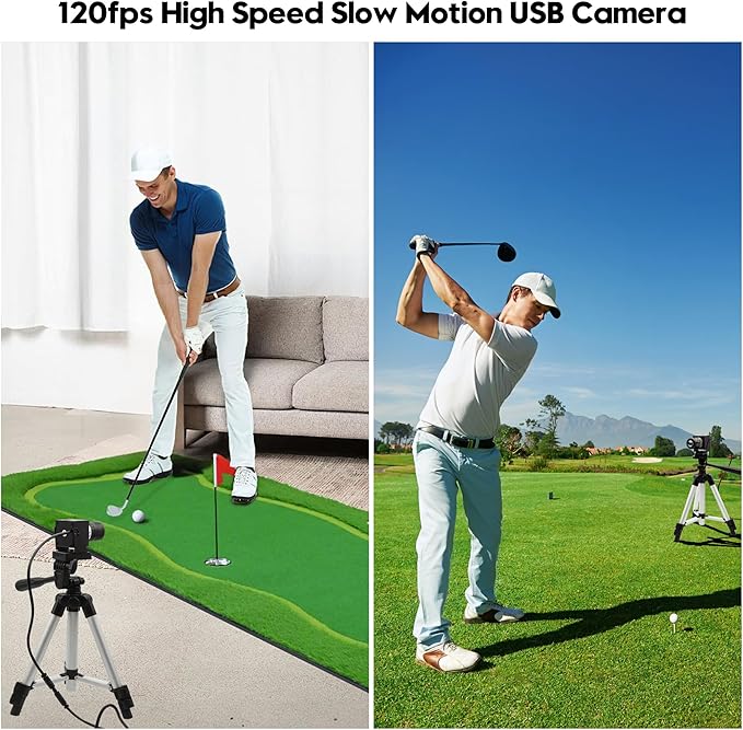 4K Webcam 1080P@120fps USB Steaming Camera with 3.6-10mm Varifocal Manual Lens12Megapixel UVC Free Driver Compatible Computer Plug and Play for Conferencing 3D Printer Industrial Security