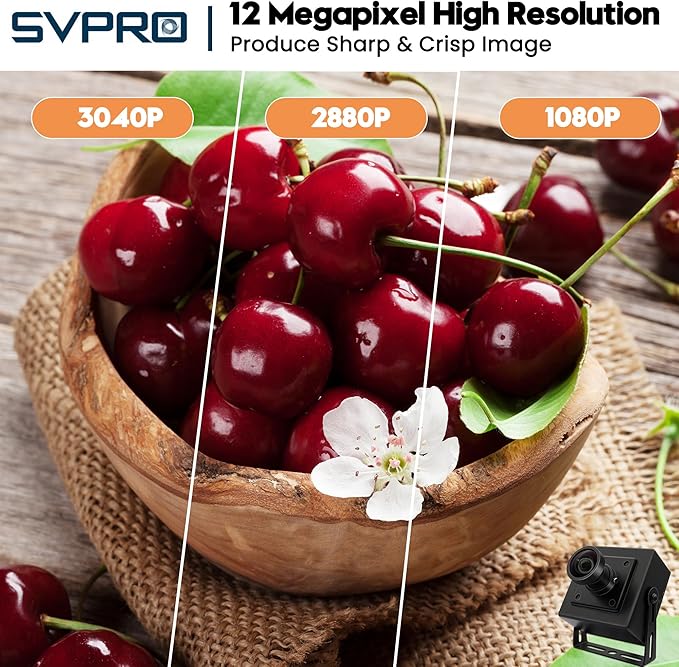 SVPRO 1080P 120fps High Speed Camera M12 Wide Angle 12MP USB Lightburn Camera 4K 30fps 3D Printer Camera IMX577 USB External Computer Camera for PC LaptopRaspberry Pi