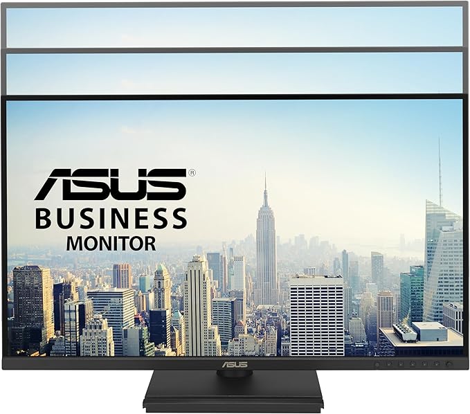 ASUS 27” 1440P USB-C RJ45 Docking Monitor (BE27ACGN) – QHD (2560x1440) IPS 120Hz Frameless Speakers Height Adjustable DisplayPort Daisy-Chain Power Sync Eye Care 3 yr Warranty