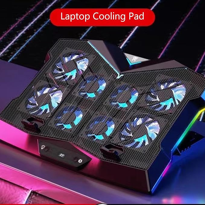 Portable USB Laptop Cooling Pad: Height Adjustable Laptop Cooler Gaming Notebook Cooling Pad Laptop Stand Laptops