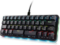 Koolertron 42-Key 40% Macaro Gaming Keyboard - Compact RGB Backlit Mechanical Keypad Hot-Swappable USB-C Programmable Mini Keyboard for PC/Mac Gamers (Fully Customizable)