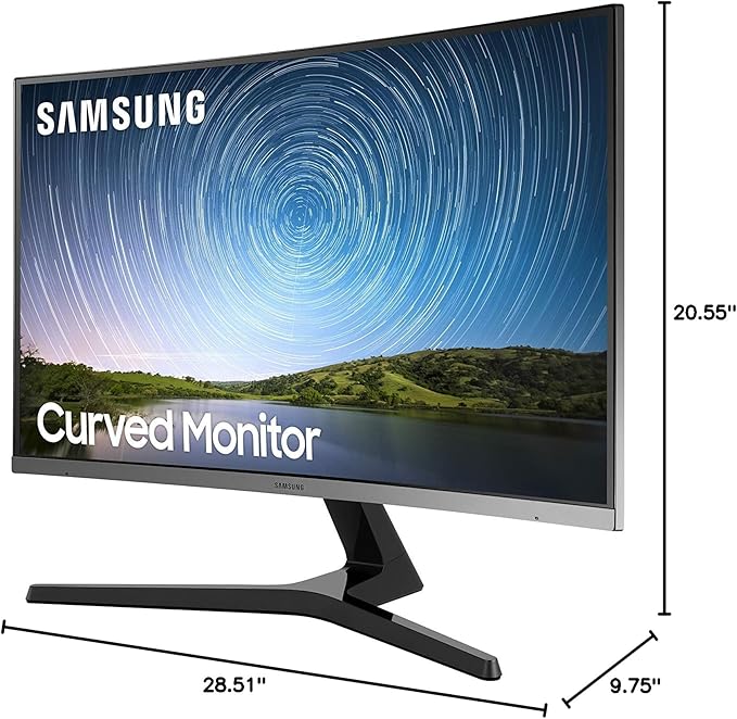 Samsung 32 CR50 FHD 1500R Curved Monitor 75Hz 4ms GTG AMD Freesync HDMI VGA (LC32R500FHNXZA)