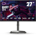Cooler Master 27-inch Curved Frameless 240Hz FHD 1920 x 1080 Desktop Gaming PC Monitor VA 8bit w/Quantum dot 0.5ms (MPRT) Curve 1500R Adaptive Sync DP 1.2 * 1 + HDMI 2.0 * 2 VESA Mount