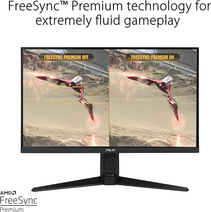 ASUS TUF Gaming VG279QL1A 27” HDR Gaming Monitor 1080P Full HD 165Hz (Supports 144Hz) IPS 1ms FreeSync Premium DisplayHDR 400 Extreme Low Motion Blur Eye Care HDMI DisplayPort