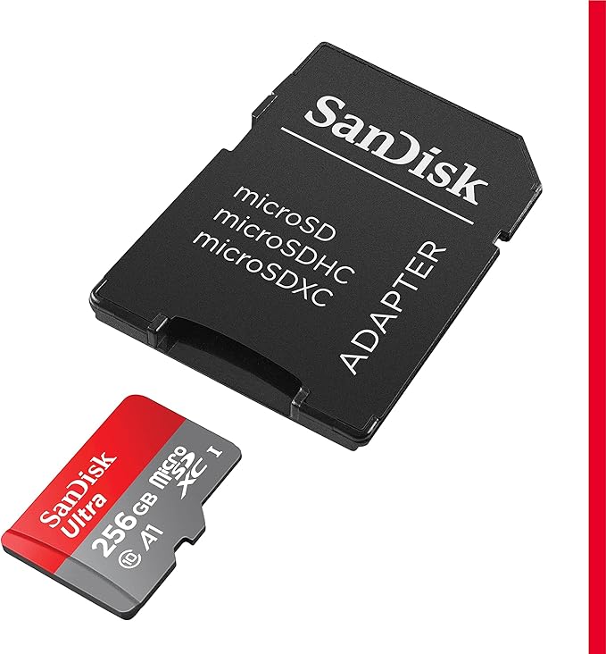 [Older Version] SanDisk 256GB Ultra microSDXC UHS-I Memory Card with Adapter - 120MB/s C10 U1 Full HD A1 Micro SD Card - SDSQUA4-256G-GN6MA