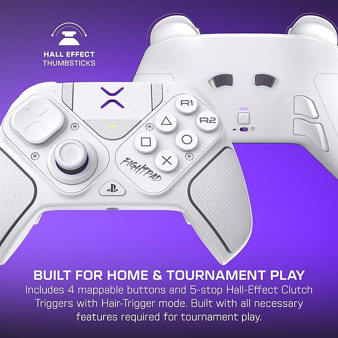 Bundle of Turtle Beach Atlas 200 Wired Gaming Headset Officially Licensed for PS5 &amp PS4 - White + Victrix Pro BFG Reloaded Wireless Gaming Controller Officially Licensed for PS5 PS4 PC - White