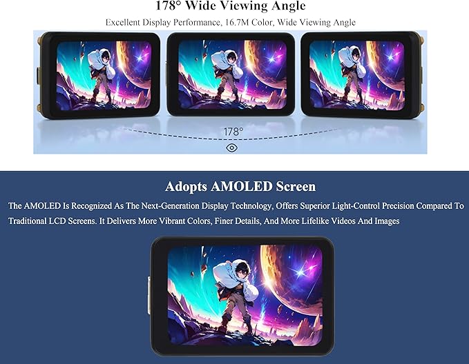 ESP32-S3 1.64inch AMOLED Touch Display Development Board 280x456 QSPI Interface Onboard Accelerometer and Gyroscope Sensor and Other Interfaces ESP32 with Display