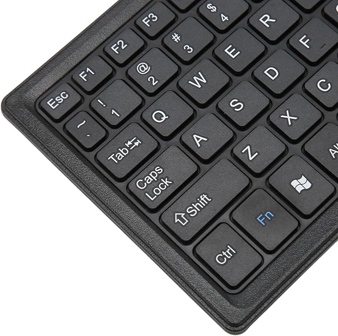 Wired Keyboard with Trackpad Ultra Thin Touch Keyboard with X Scissors Key Built in USB Hub Compact Mini Industrial Keypad for Food Service Marine Medical