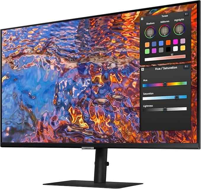SAMSUNG 32-Inch ViewFinity S80PB Series UHD Monitor DCI-P3 98% VESA DisplayHDR 600 IPS Panel Matte Display USB-C PIP/PBP Intelligent Eye Care LS32B806PXNXGO 2023