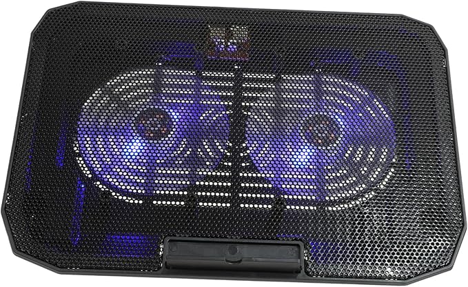 HOMSFOU 1pc Portable Laptop Cooling Stand Height and Multi-Speed Fan for Gaming and Video Streaming Compatible Laptops Standard Version