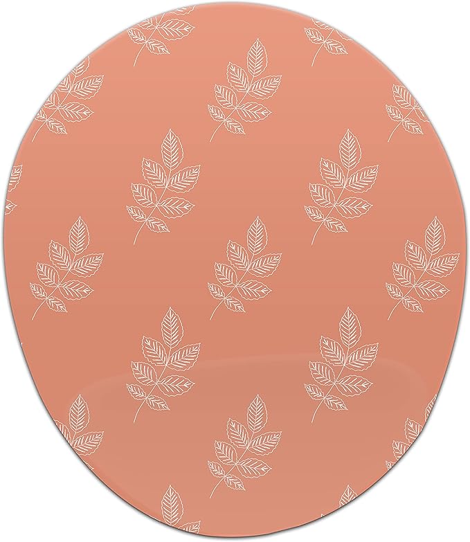Ergonomic Mouse Pad with Wrist Rest Digital Printed Mouse Mat for Tendon Sheath Problems Non-Slip Base for Office and Home Size: 20 x 23 cm