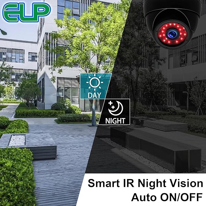 ELP 1megapixel Day Night Vision Indoor&ampOutdoor CCTV USB Dome Housing Camera Vandal-Proof for House and Pc Industrial Security.CCTV Camera for Baby Monitor Pets MonitorHome Security