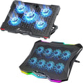 AICHESON AA3 Gaming Laptop 8 Cooling Fans and S035 Blue Laptop Cooler Set