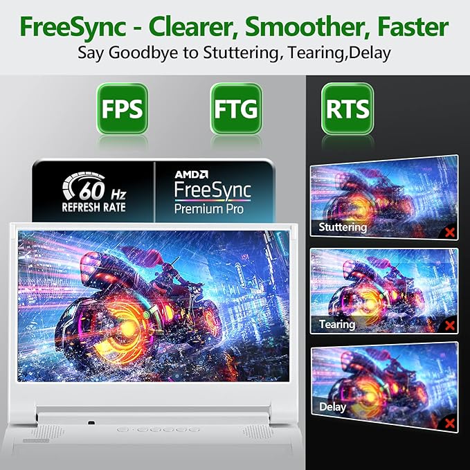 DEPGI 12.5 Portable Gaming Monitor for Xbox Series S (not Included) 1080P Full HD Display with IPS Screen Dual HDMI 2 Support HDR Freesync 3 Game Modes for Travel Outdoor Indoor Use