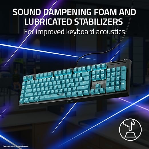 Razer BlackWidow V4 X Mechanical Gaming Keyboard: Green Switches Tactile &amp Clicky - 6 Macro Keys - Chroma RGB - Doubleshot ABS Keycaps - Sound Dampening &amp Stabilizers - Zenless Zone Zero Editi
