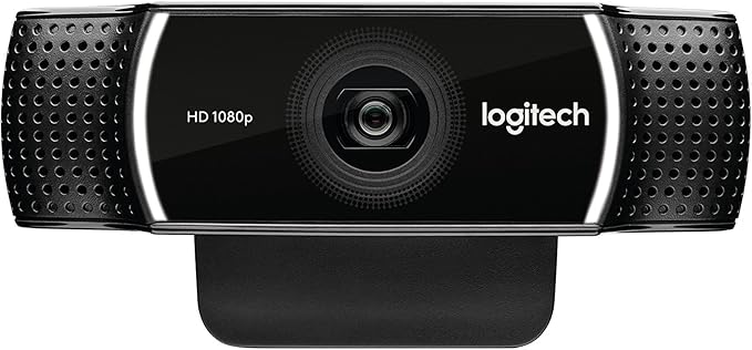 Logitech 1080p Pro Stream Webcam for HD Video Streaming and Recording at 1080p 30FPS (Renewed)